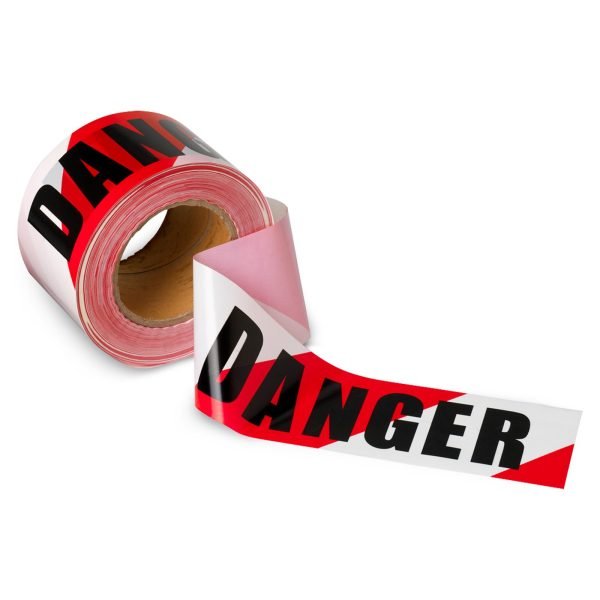 Barrier Tape Red/White (DANGER) 100M